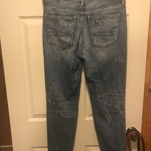 AE high rise girlfriend jeans